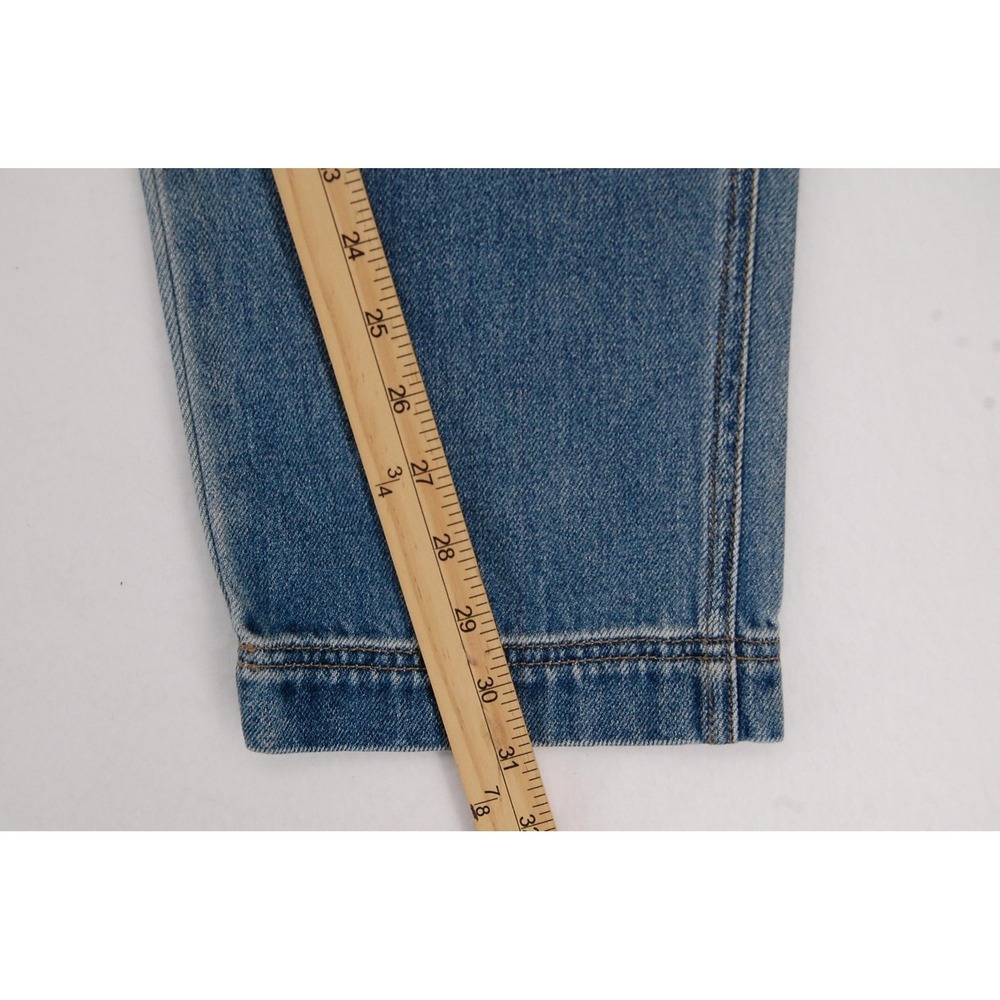 American Eagle Outfitters Mom Jeans Womens‎ 16 Long Blue Medium High Rise Cargo - Picture 10 of 12